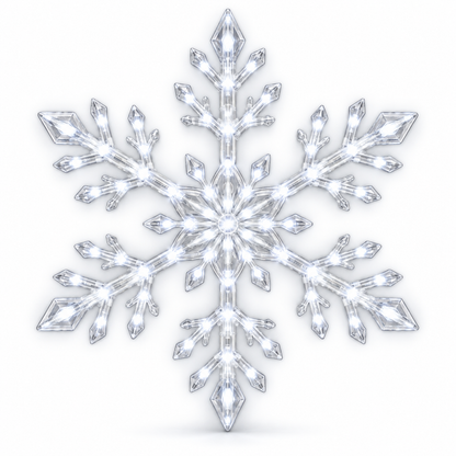 Snowflake Christmas Decor Set, Blue & White Holiday Ornaments
