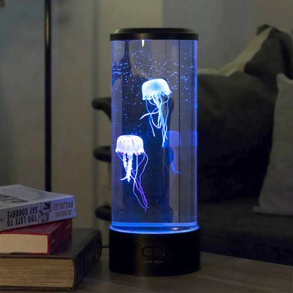 OceanGlow: Tranquil Jellyfish Lamp for Stress Relief
