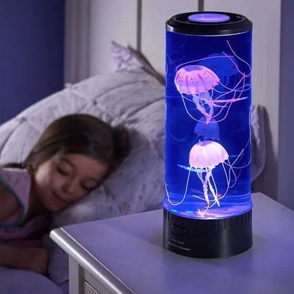 OceanGlow: Tranquil Jellyfish Lamp for Stress Relief