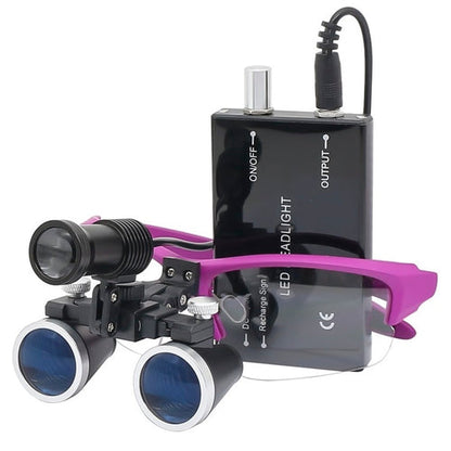 OrionView Dental Loupes With LED Light And Binocular Magnification
