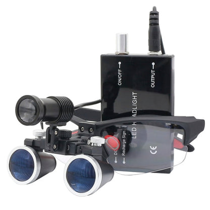 OrionView Dental Loupes With LED Light And Binocular Magnification