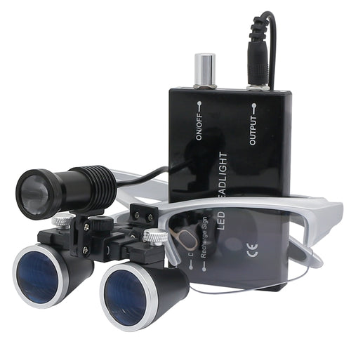 OrionView Dental Loupes With LED Light And Binocular Magnification