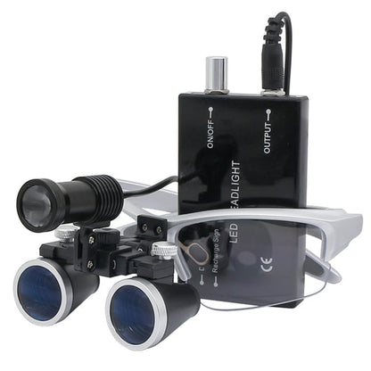 OrionView Dental Loupes With LED Light And Binocular Magnification