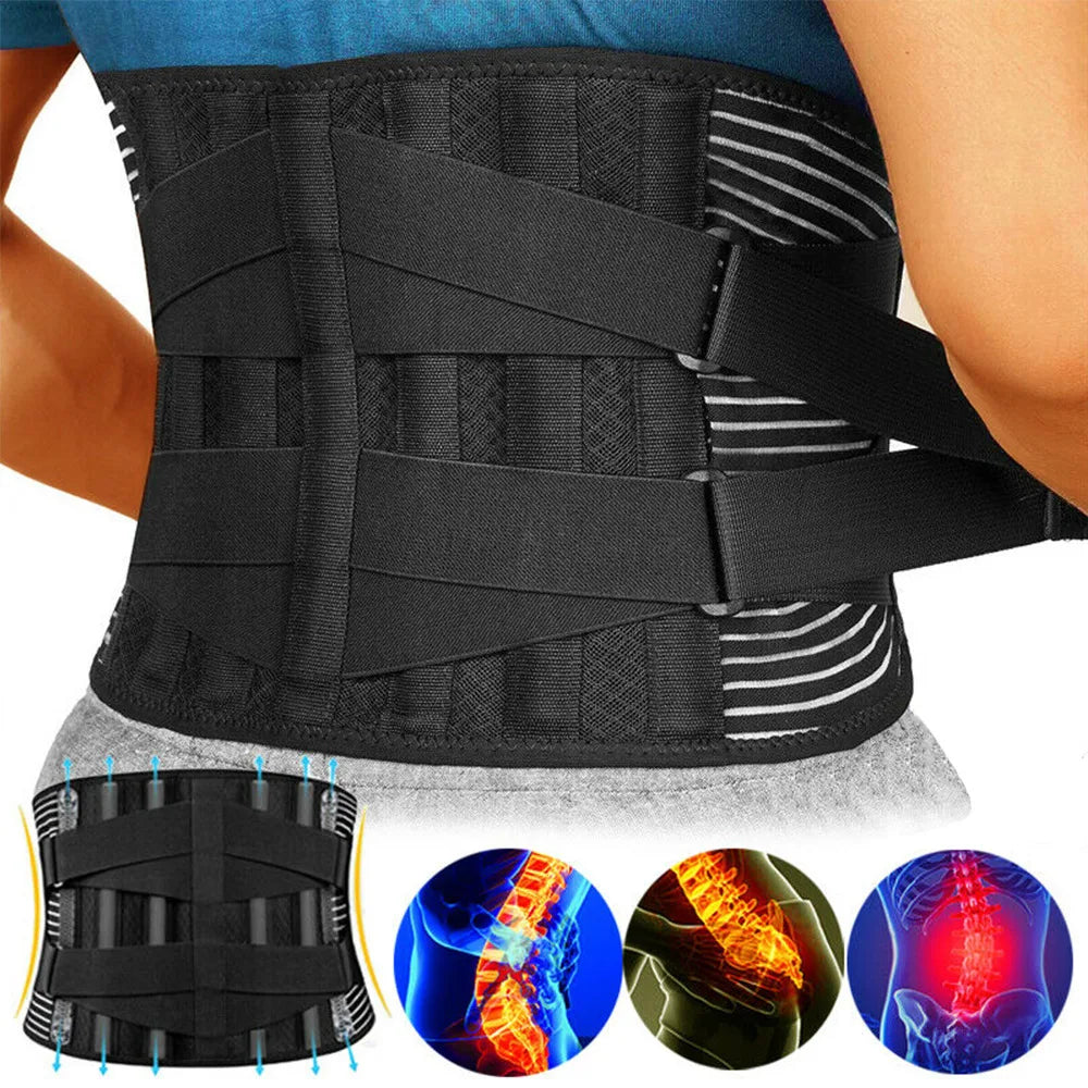 OrthoFlexa lumbar brace | 360 support with aluminum & steel stays | discreet wear