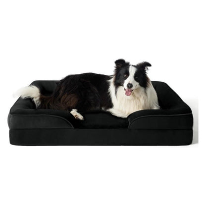Orthopedic Dog Bed for Joint Relief with Removable Velvet Cover