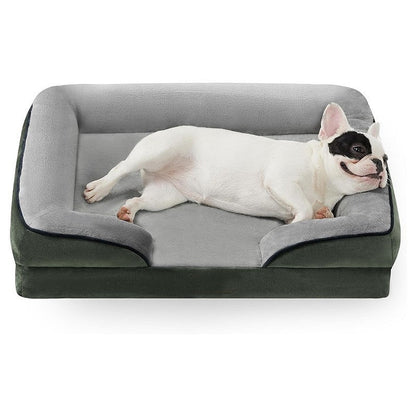 Orthopedic Dog Bed for Joint Relief with Removable Velvet Cover