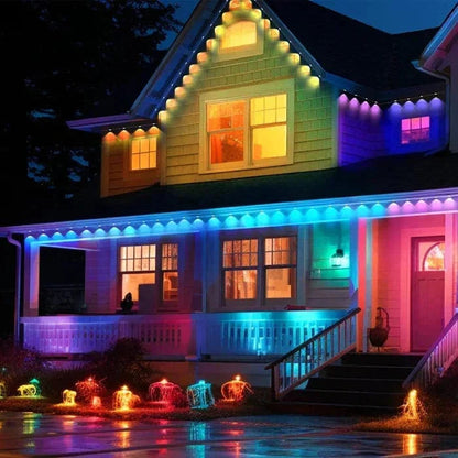 Smart Permanent Outdoor LED Holiday Lights