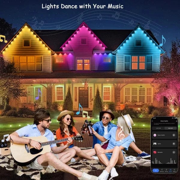 Smart Permanent Outdoor LED Holiday Lights