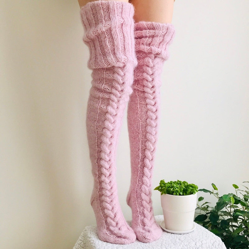 Over the Knee Knit Socks