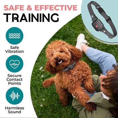 Bark Control Collar for Small Dogs - Gentle Training Aid