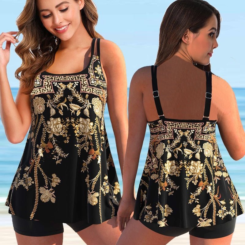 Plus Size Tankini for Beach & Pool - Marielle