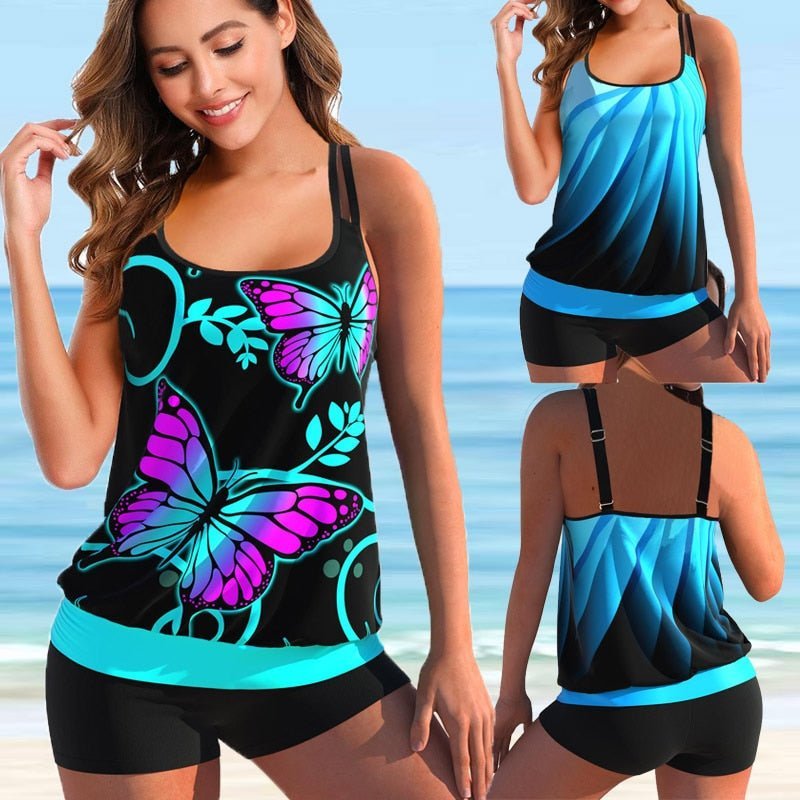 Plus Size Tankini for Beach & Pool - Marielle
