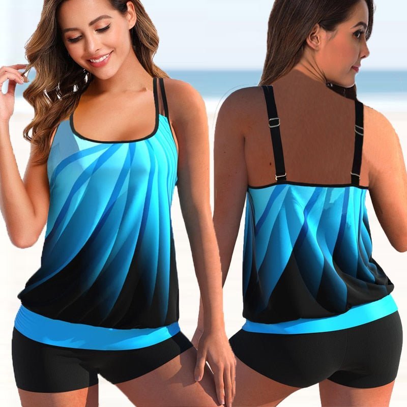 Plus Size Tankini for Beach & Pool - Marielle