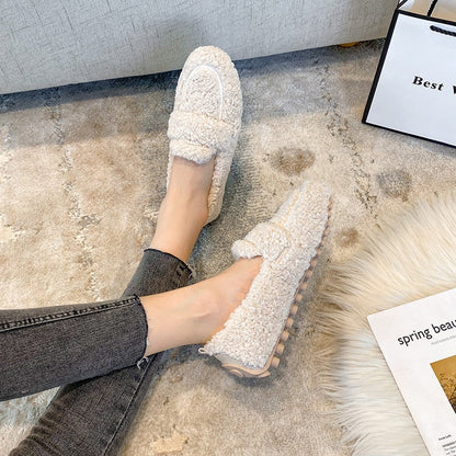 Cozy Cloud Plush Loafer Shoes