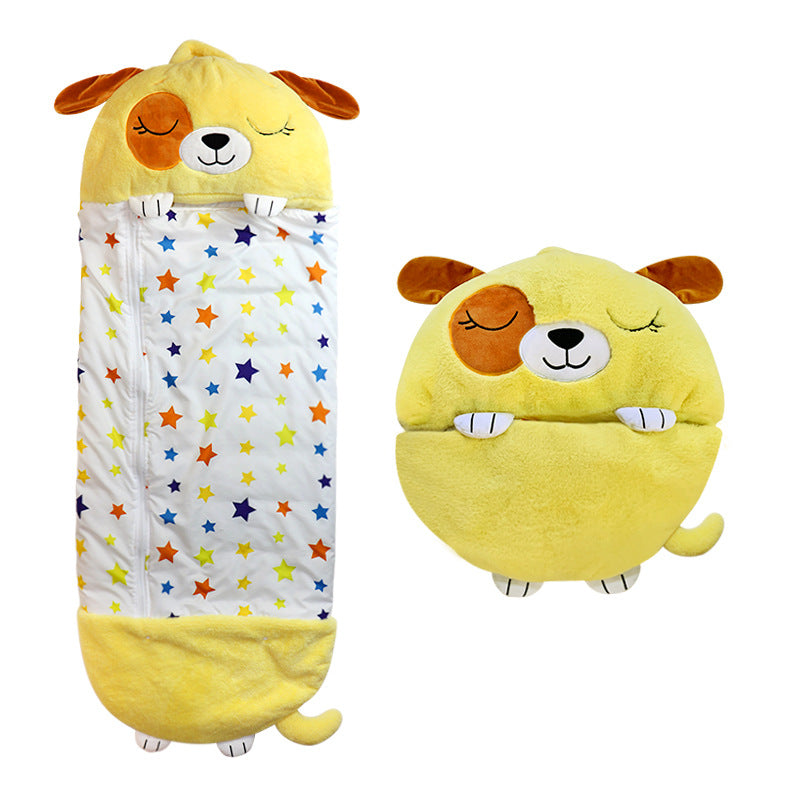 Plush Toy and Sleeping Bag in One for Warm, Safe Nights