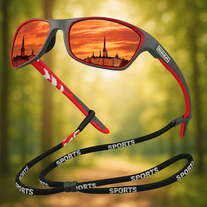 POLARSPORTX Pro - Polarised sports sunglasses with UV400 protection for outdoor & everyday wear