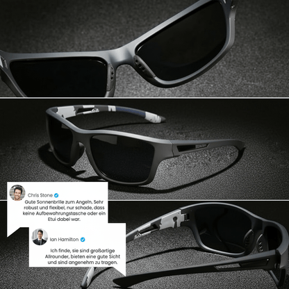POLARSPORTX Pro - Polarised sports sunglasses with UV400 protection for outdoor & everyday wear