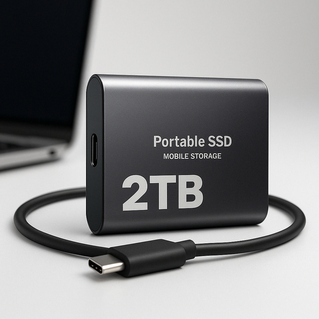 Compact SSD Drive for Speedy External Data Storage