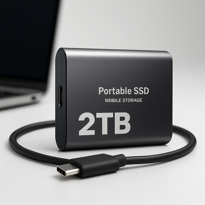 Compact SSD Drive for Speedy External Data Storage