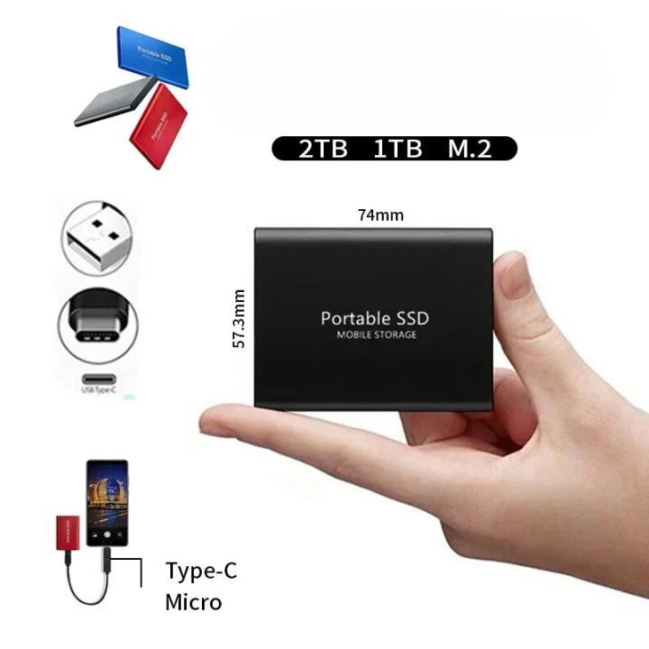 Compact SSD Drive for Speedy External Data Storage