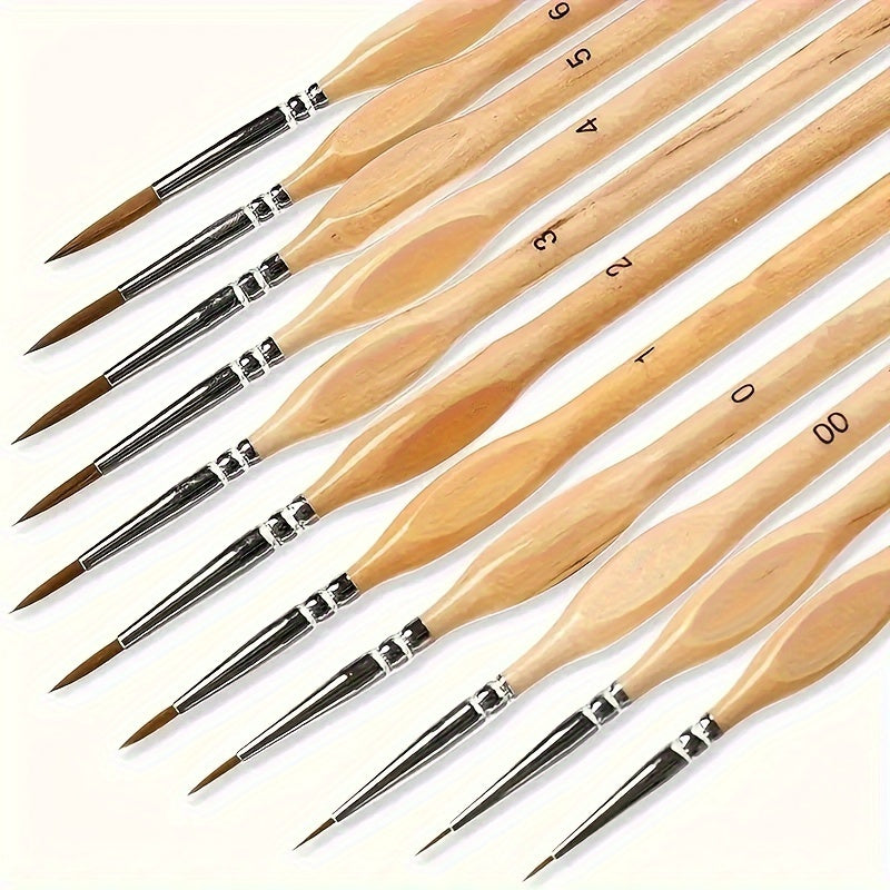 Fine Point Art Brush for Detailed Work & Painting