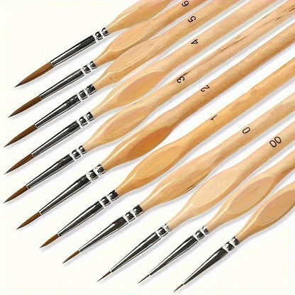 Fine Point Art Brush for Detailed Work & Painting