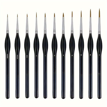 Fine Point Art Brush for Detailed Work & Painting