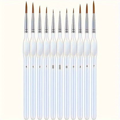 Fine Point Art Brush for Detailed Work & Painting