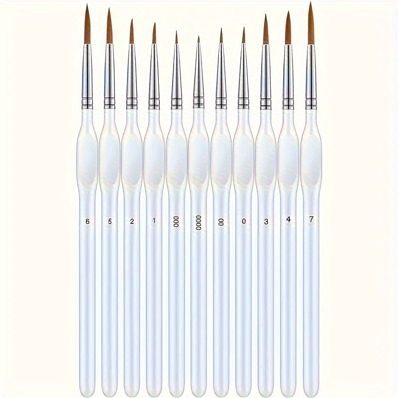 Fine Point Art Brush for Detailed Work & Painting