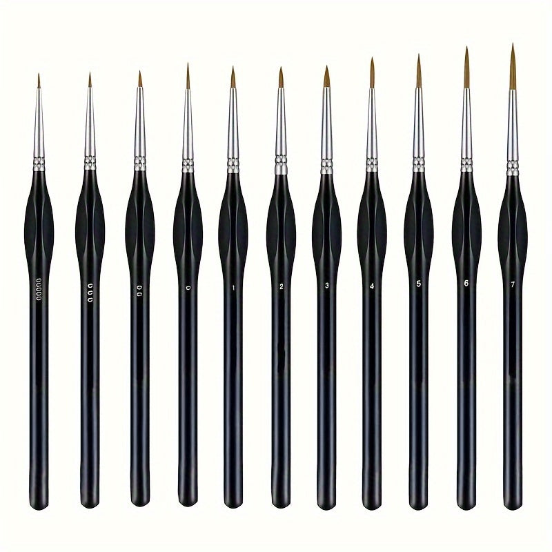 Fine Point Art Brush for Detailed Work & Painting