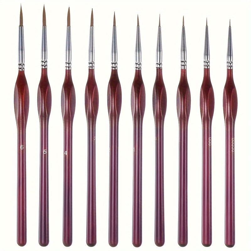 Fine Point Art Brush for Detailed Work & Painting