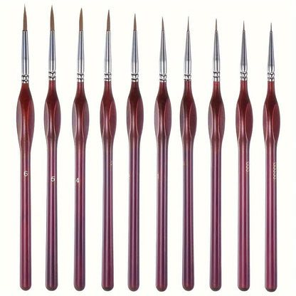 Fine Point Art Brush for Detailed Work & Painting