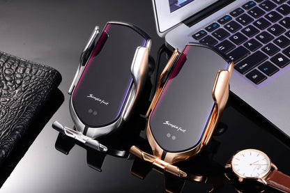 PREMIUM - Automatic Clamping Phone Holder | Wireless Charger