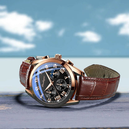 Premium Leather Wristwatch for Men