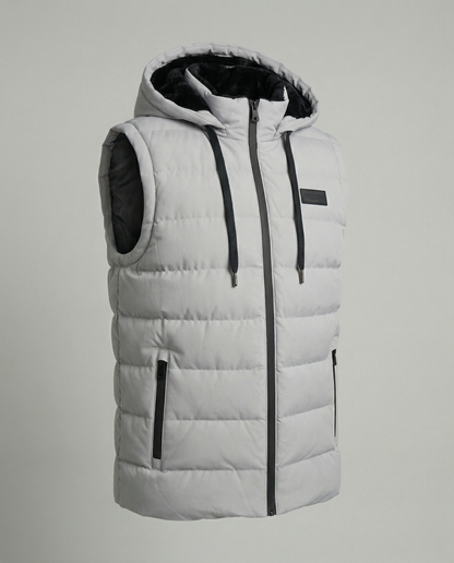 Davy | Quilted Hooded Puffer Vest
