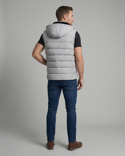 Davy | Quilted Hooded Puffer Vest