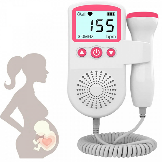 Portable Fetal Doppler Monitor for Moms