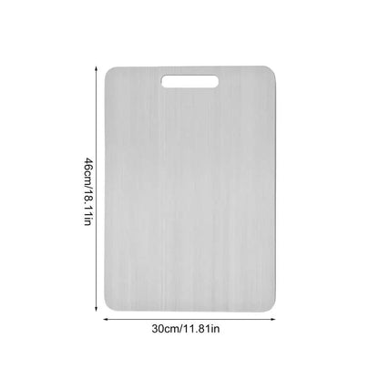 Professional Stainless Steel Cutting Board for Chefs