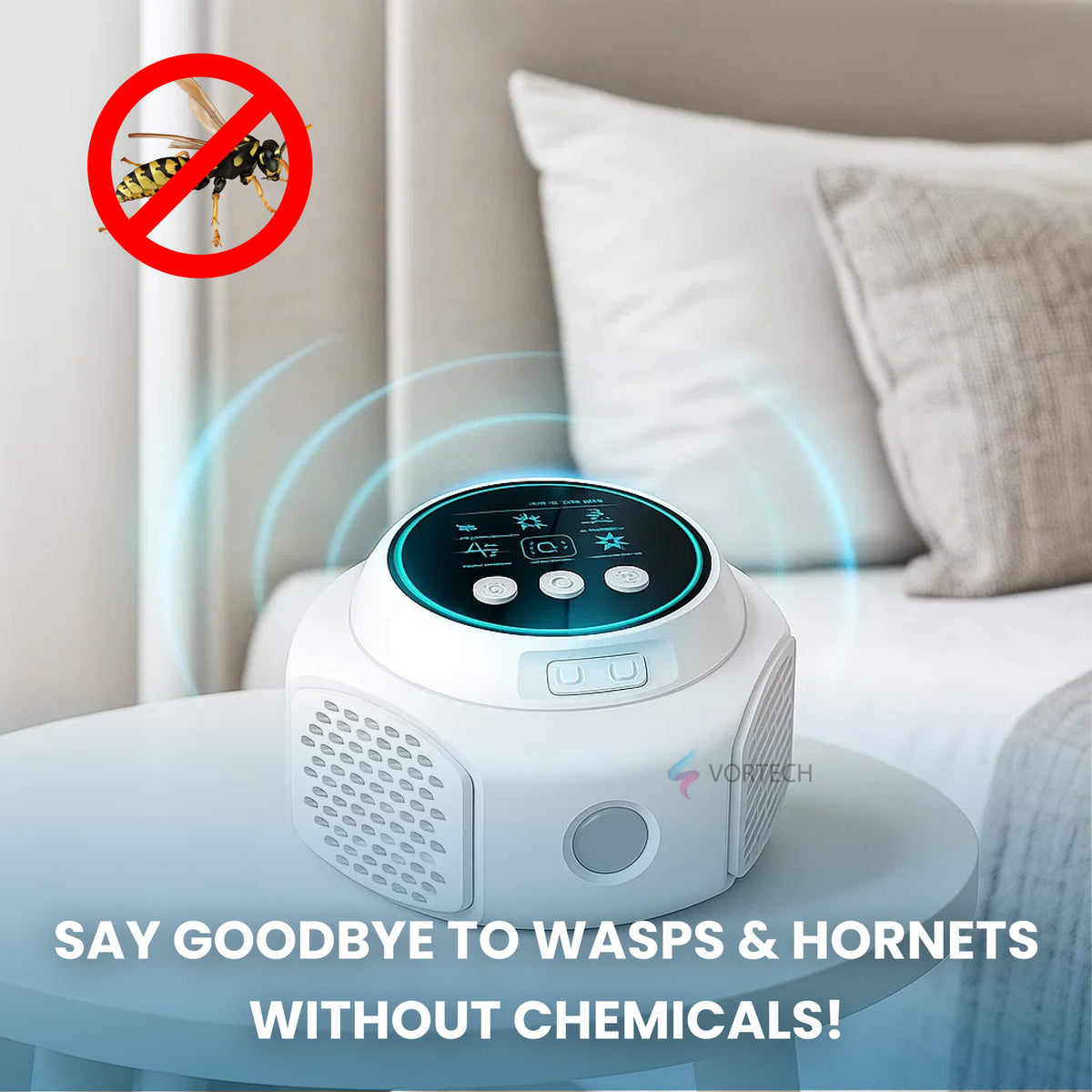 QGuard Ultrasonic Wasp & Hornet Control Plug-In 3200 Sq Ft