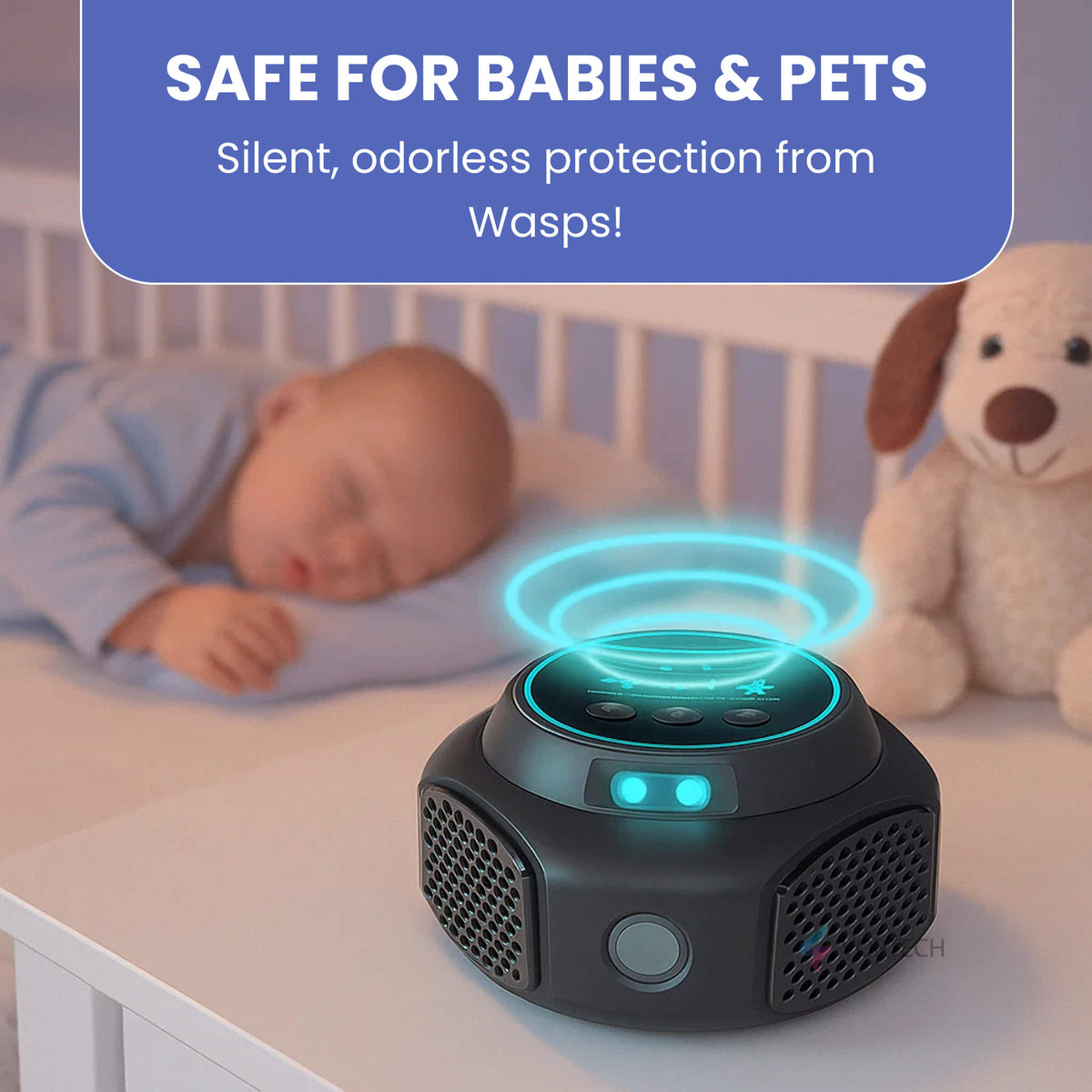 QGuard Ultrasonic Wasp & Hornet Control Plug-In 3200 Sq Ft