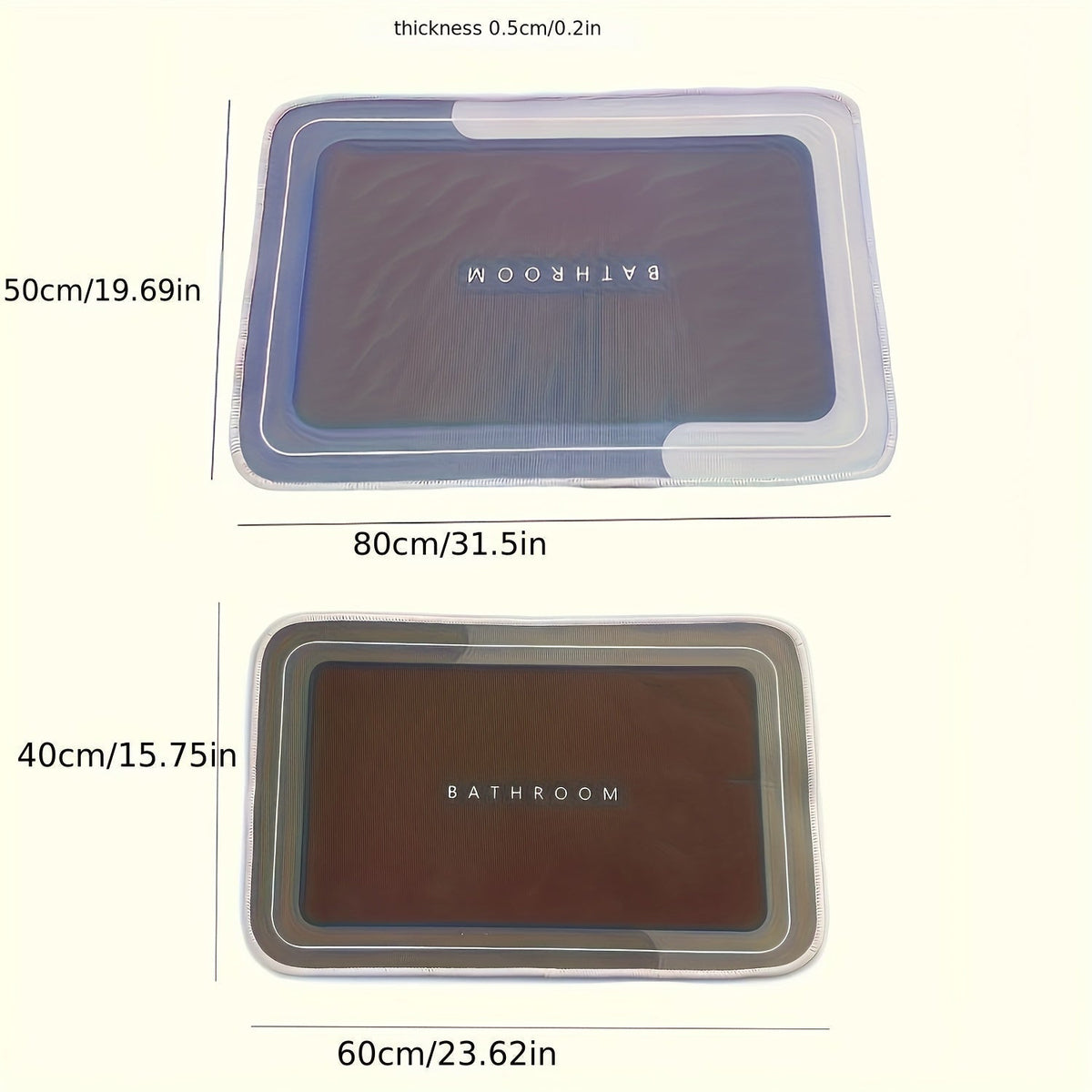 Quick-Drying Bath Mat - Ultra-Absorbent