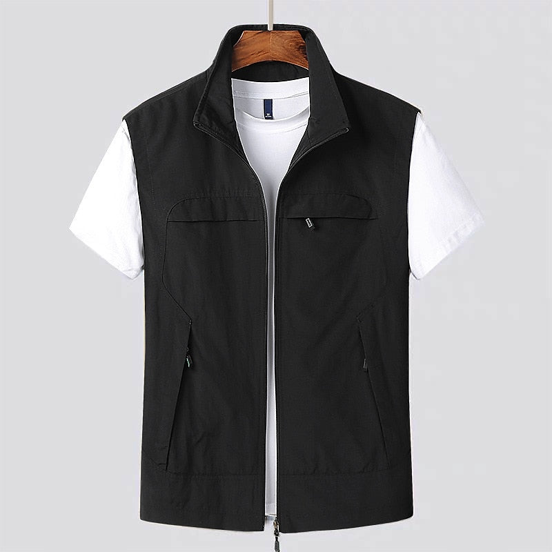 Quick-Drying Men's Vest for Autumn Outdoor Adventures