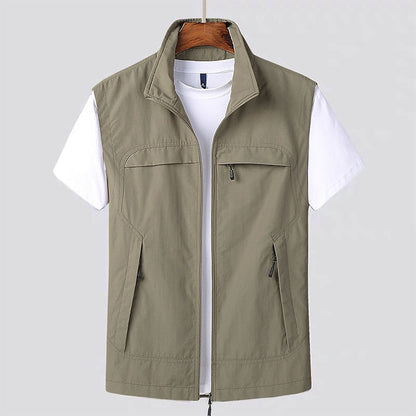 Quick-Drying Men's Vest for Autumn Outdoor Adventures