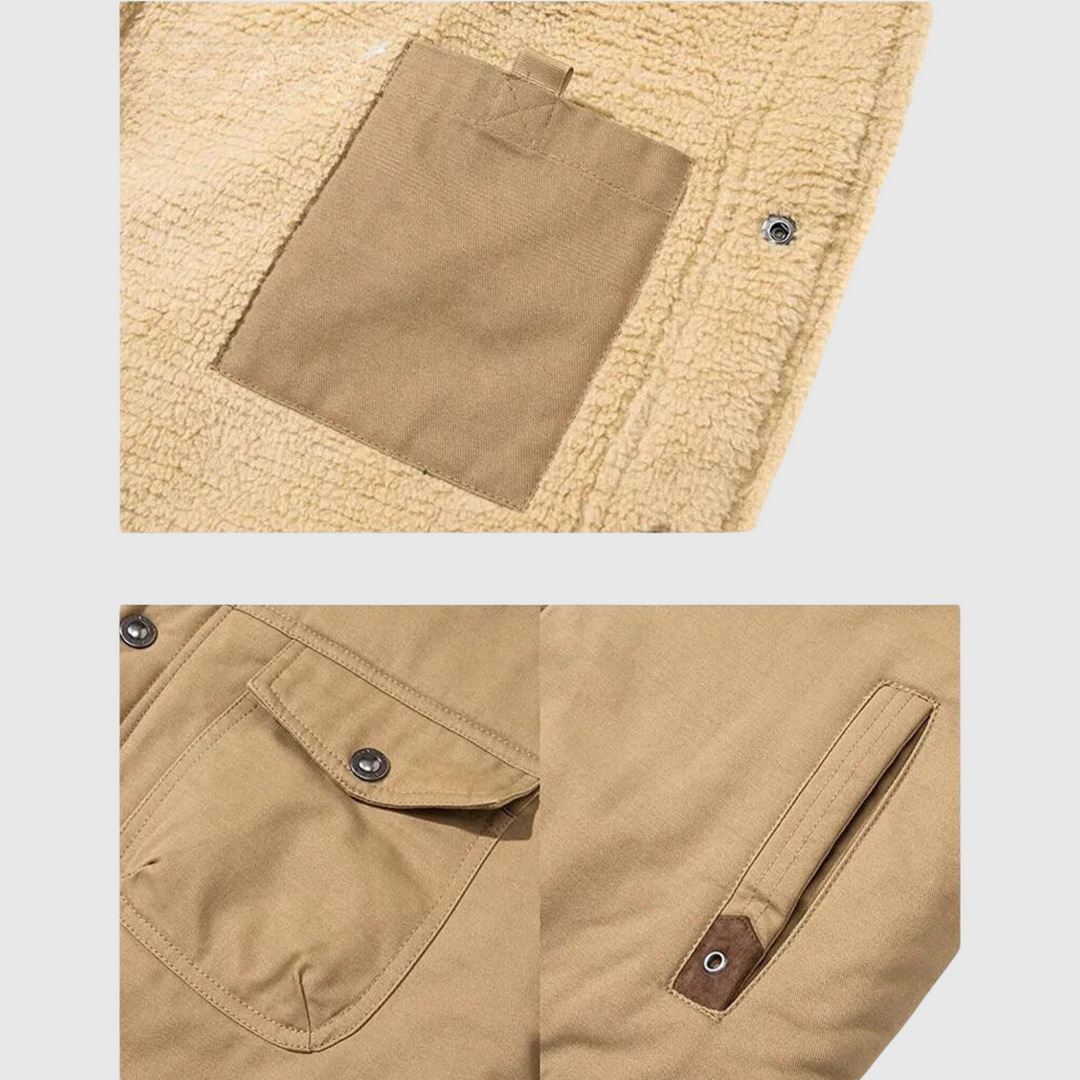 Quilted Bomber Jacket for Men – Logan