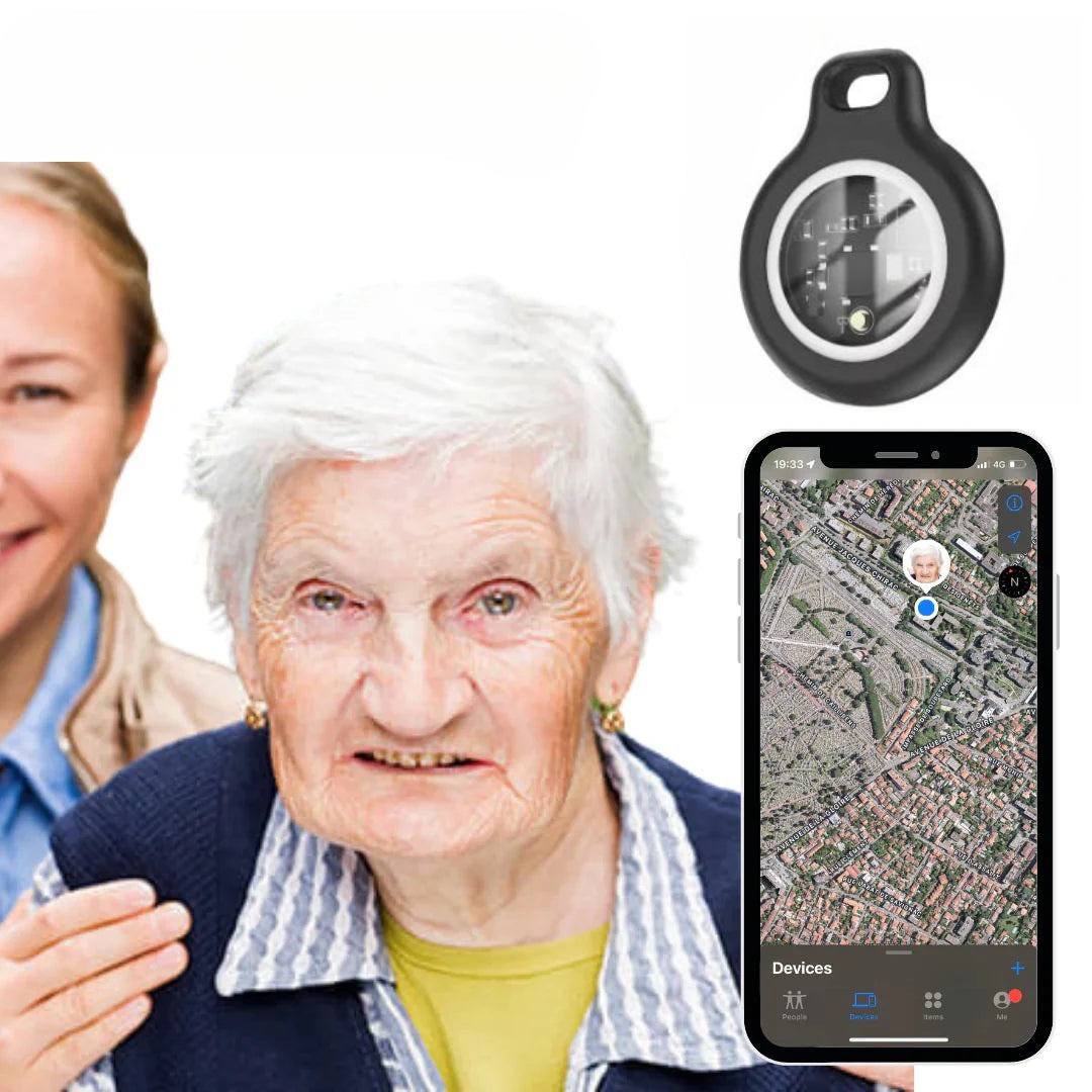 Elderly GPS Locator: Waterproof, No Monthly Cost