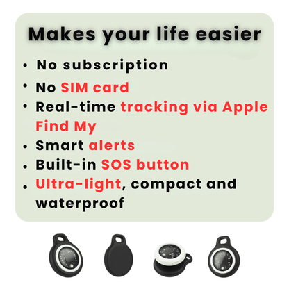 Elderly GPS Locator: Waterproof, No Monthly Cost