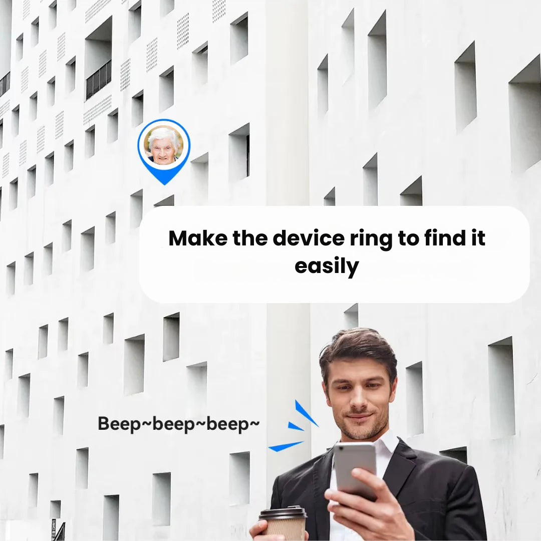 Elderly GPS Locator: Waterproof, No Monthly Cost
