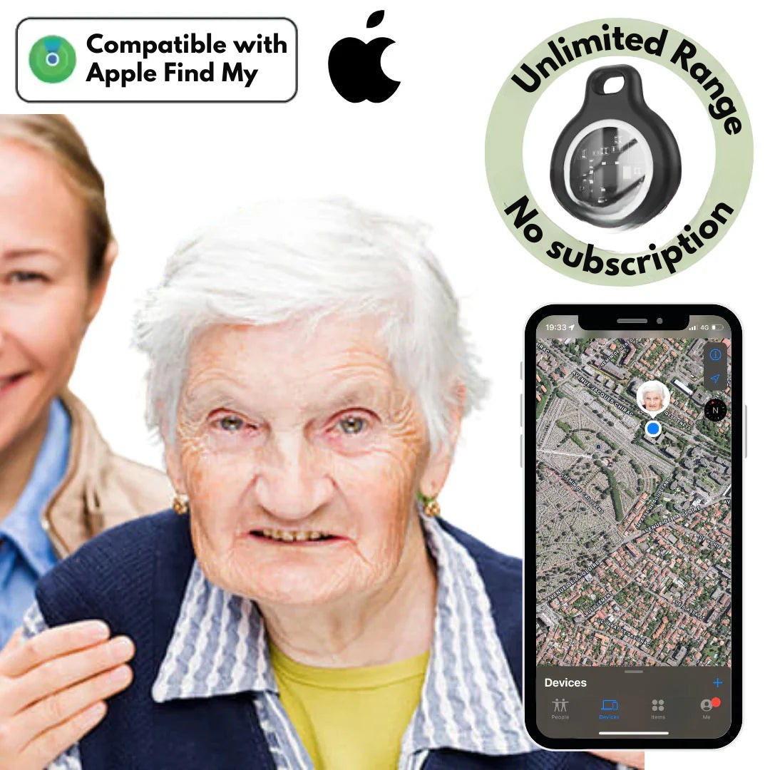 Elderly GPS Locator: Waterproof, No Monthly Cost