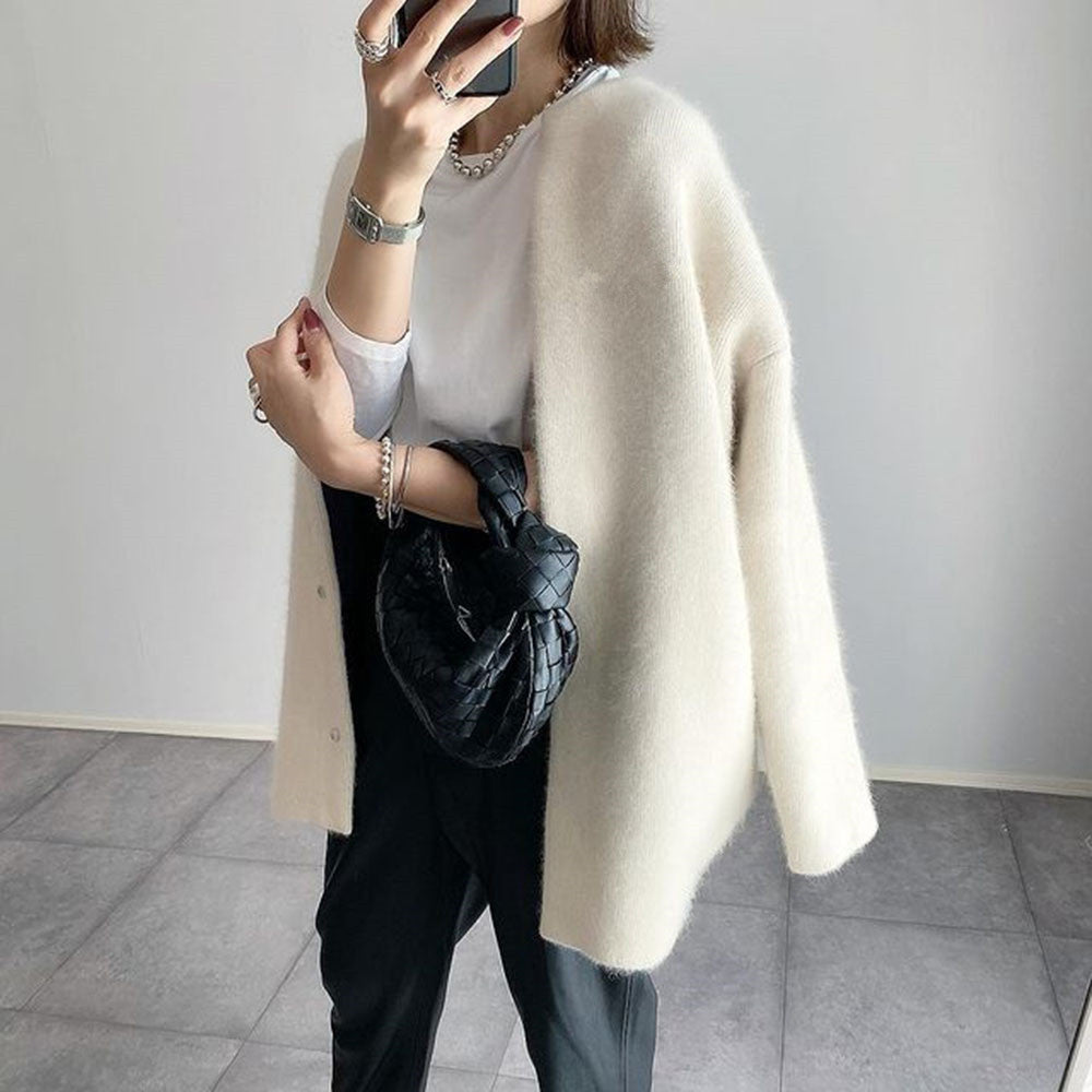 Cozy Textured Relaxed Cardigan
