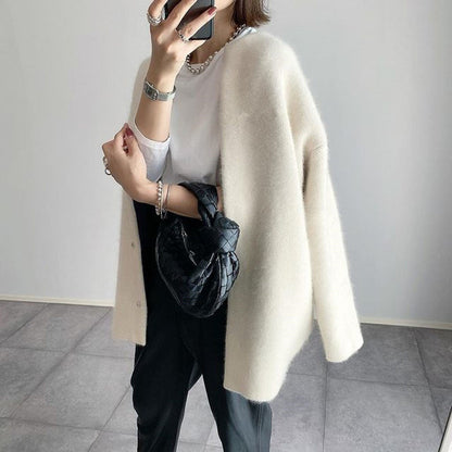 Cozy Textured Relaxed Cardigan